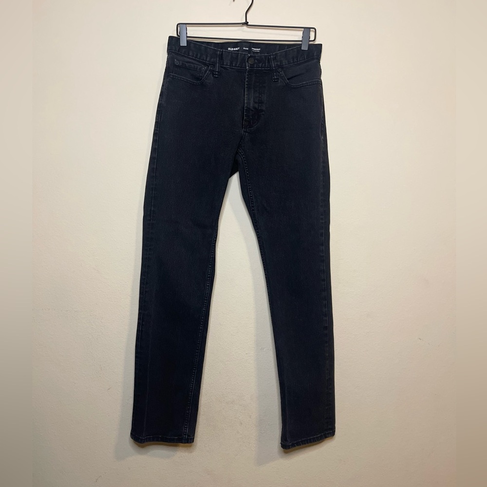 🍂 Old Navy 31W x 32L Black Straight Built-In-Flex